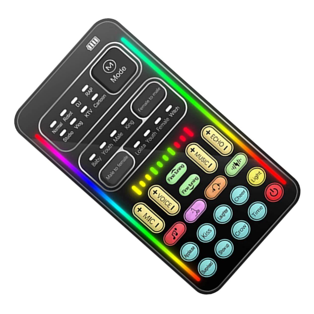 Yardenfun Voice Changer for Boys and Girls Mini Voice Changer Device Sound Effects for Phone Computer Anchor Online Games-image-15