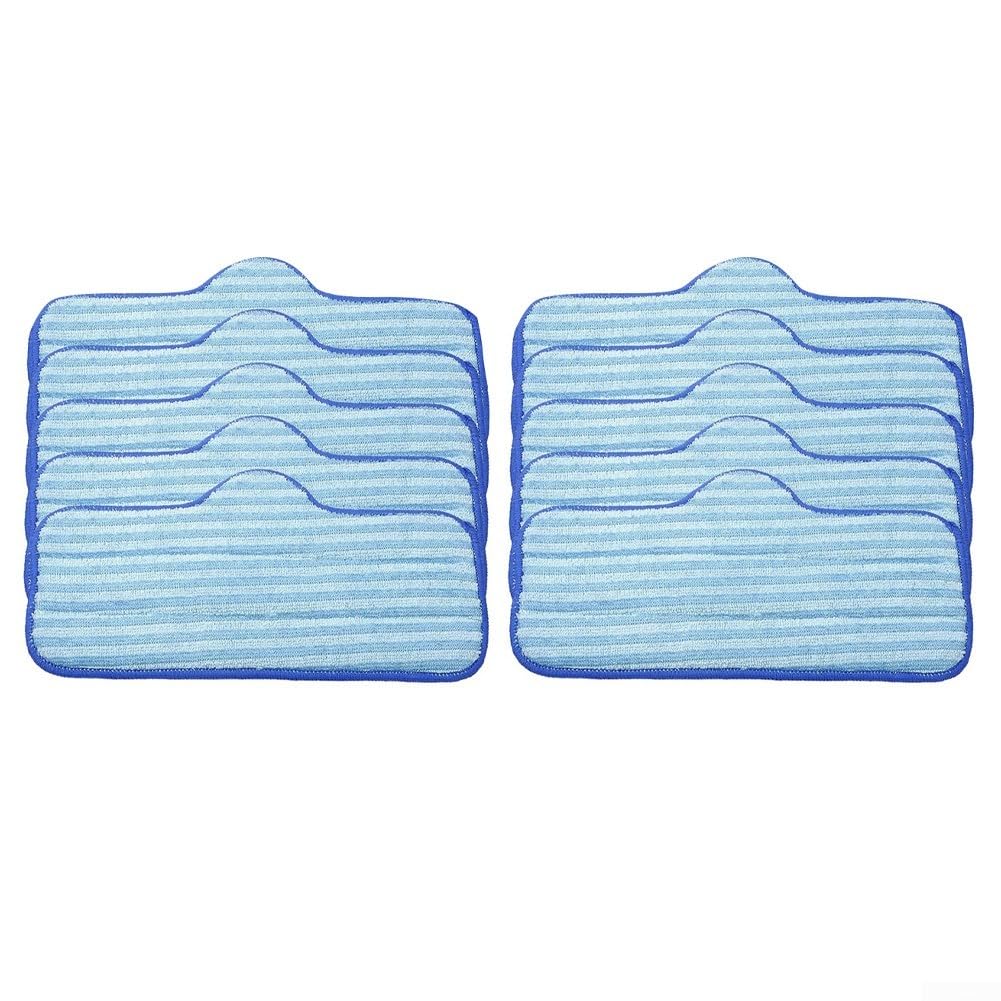 Lot de 10 serpillères réutilisables en microfibre compatibles avec Dupray pour nettoyeur vapeur propre Solution de nettoyage facile