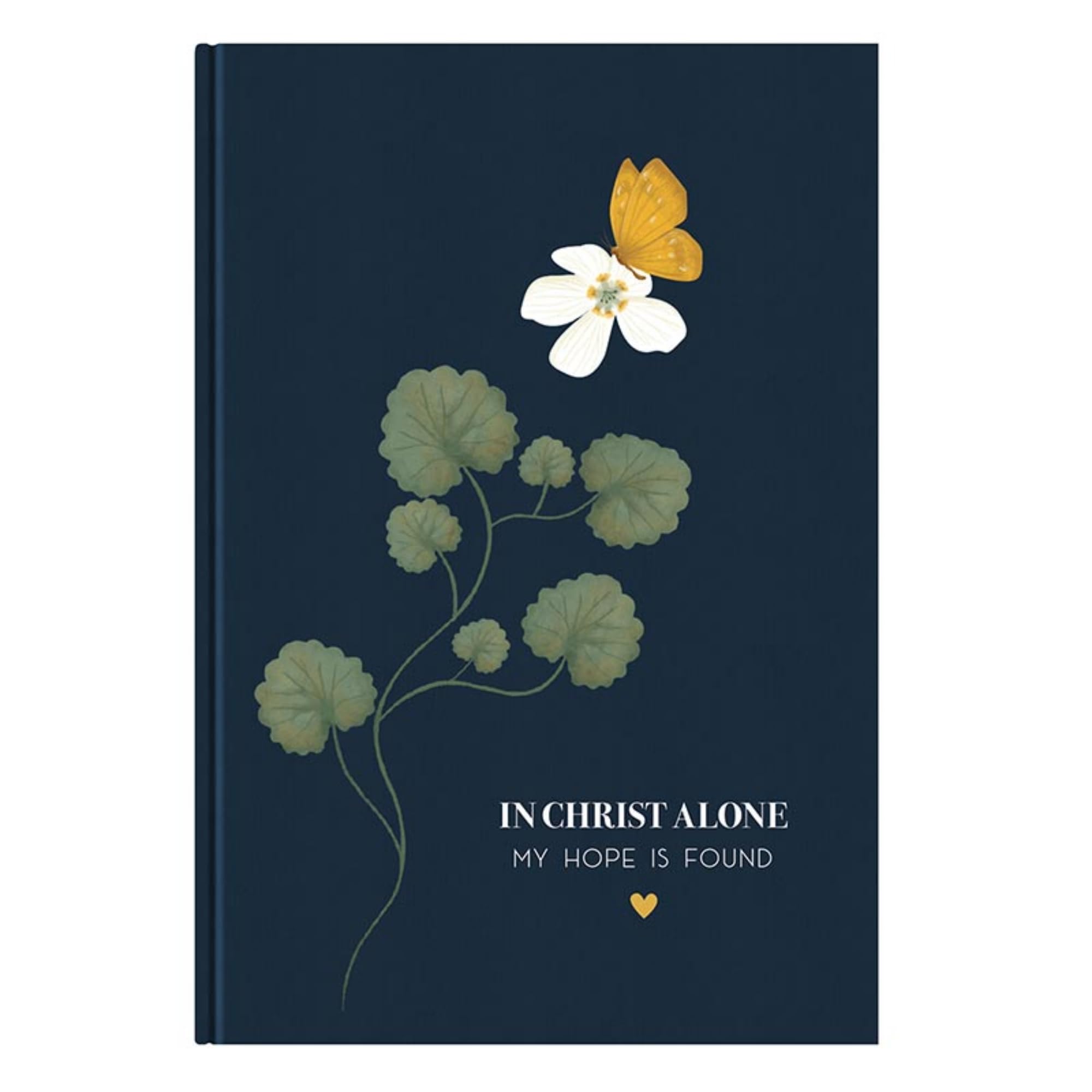 Journal intime chrétien En Christ Seul carnet de notes brodé 160p - 2