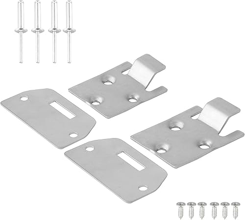 Miniatura 5 de Roykaw EZGO Kit de placa de bisagra de asiento macho y hembra para modelos de carrito de golf TXTMedalist 1995.5 en adelante, reemplaza al OEM #