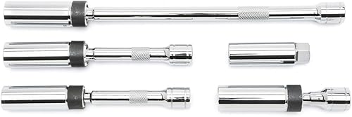 Juego de llaves Gearwrench de 5 piezas, 6 unidades de 3/8", juego de llaves imantadas para bujías, 80601