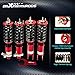 maXpeedingrods Coilover for Honda Civic 1988-2000, for Honda CRX 1988-1991, for Del Sol 1992-1995, for Acura Integra 1990-2001, 24 Levels Damper Adjustable Coilovers Suspension Kit, Lowering Kit, Red