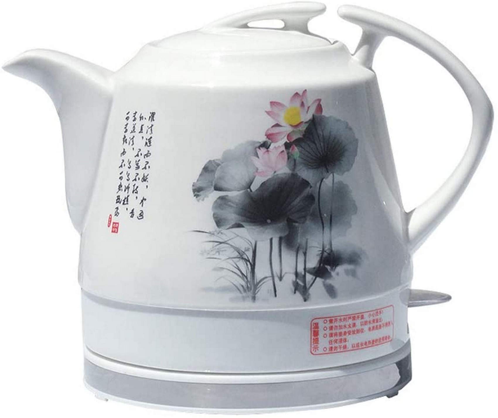 Bouilloire électrique en céramique pour un thé parfait au petit-déjeuner