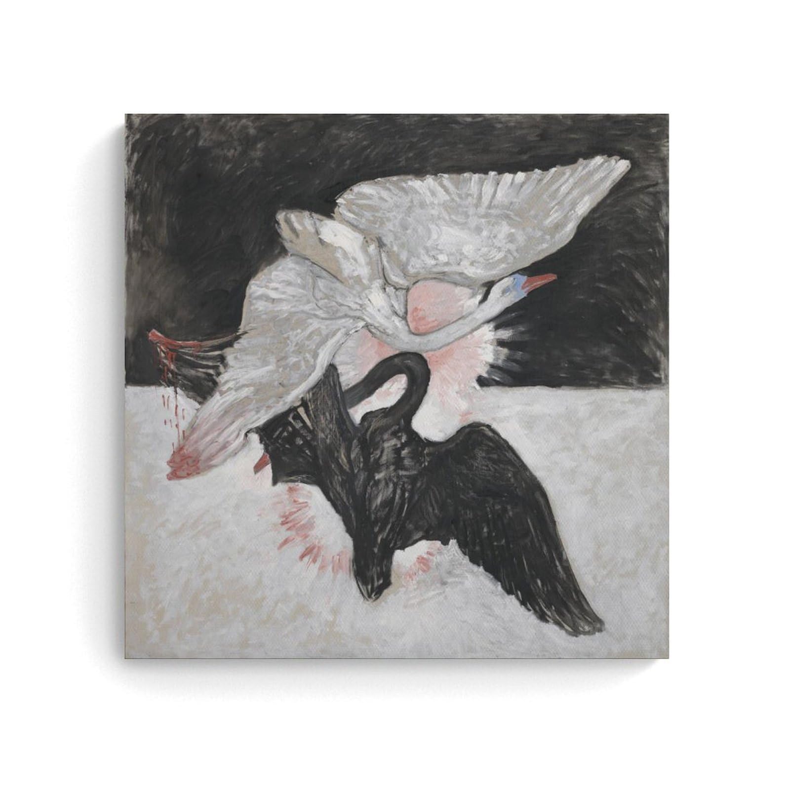 Hilma Af Klint Painter Works《The Swan, No. 02》Poster Cool Artworks Painting Wall Art Canvas Prints Hanging Picture Home Decors Gift Idea 12x12inch(30x30cm)