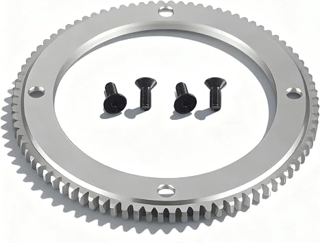 Aluminum Flywheel Ring Gear For Electric Start Honda GX200 Predator 212 Flywheel Go Kart Mini Bike