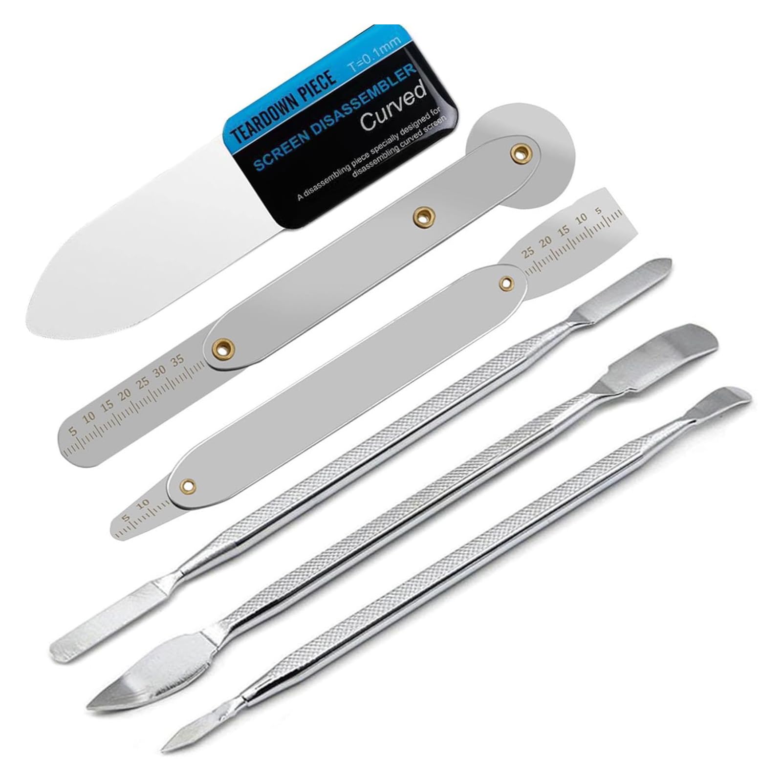 Ljmyy Metal Spudger Pry Tool for Electronics Repair Phone, Tablet, Computer LCD Screen Opening Pry Card
