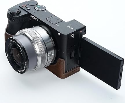 Amazon.co.jp: JISYIWOW カメラケース 対応 Sony A6700用 本物の牛革