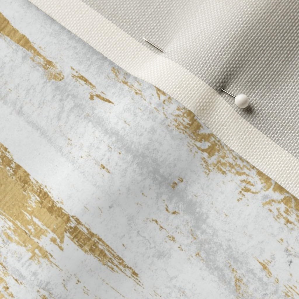 Spoonflower Fabric - White Birch Gold Gray Neutral Distressed Printed on Upholstery Velvet Fabric Fat Quarter - Upholstery Home Decor Bottomweight Apparel