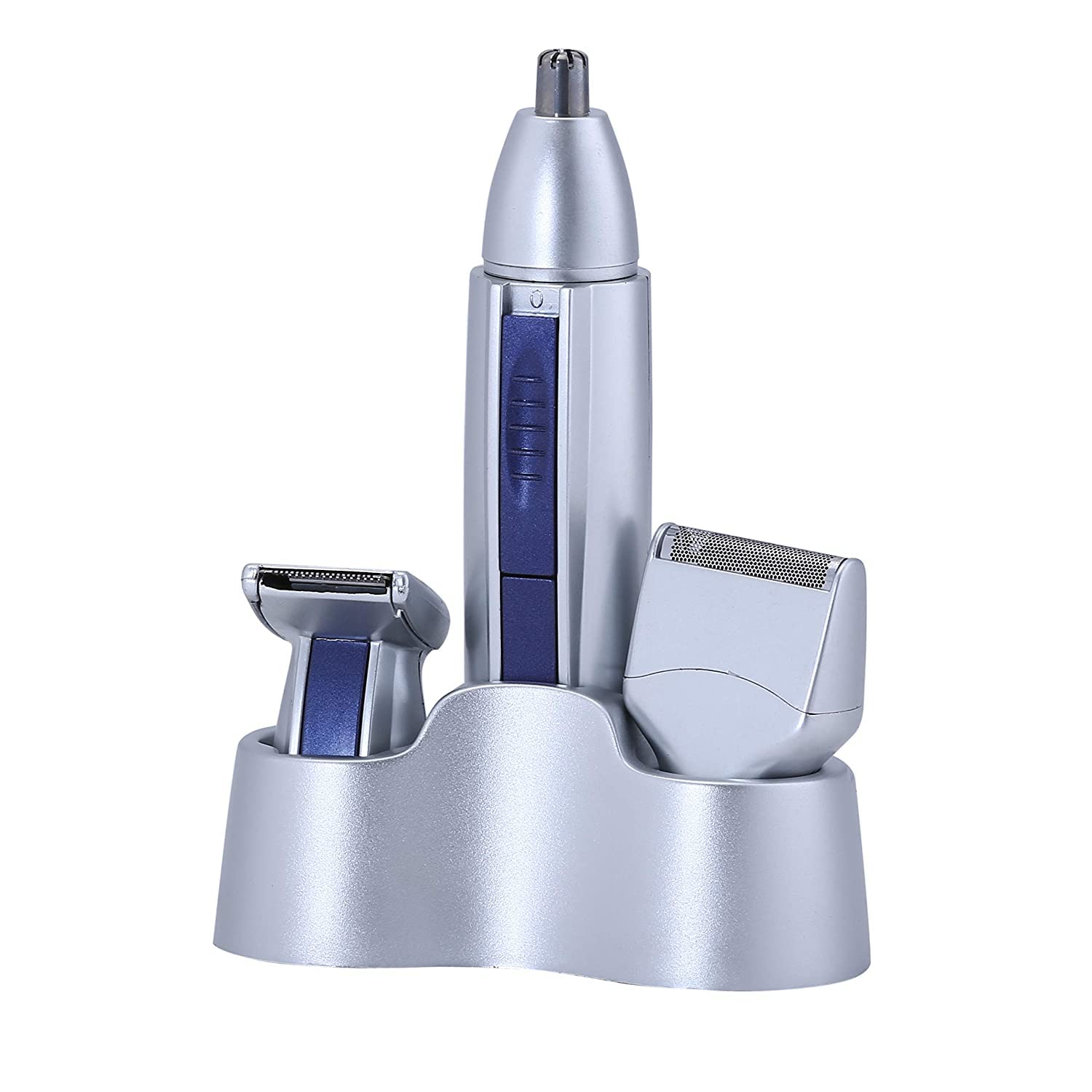 Olsenmark3-in1 Rechargeable Grooming Kit - Nose Trimmer, Shaver&SideburnTrimmer - Men's Shaver - Travel Portable Shaver Kit - Nostril Nasal Hair Painless Clipper