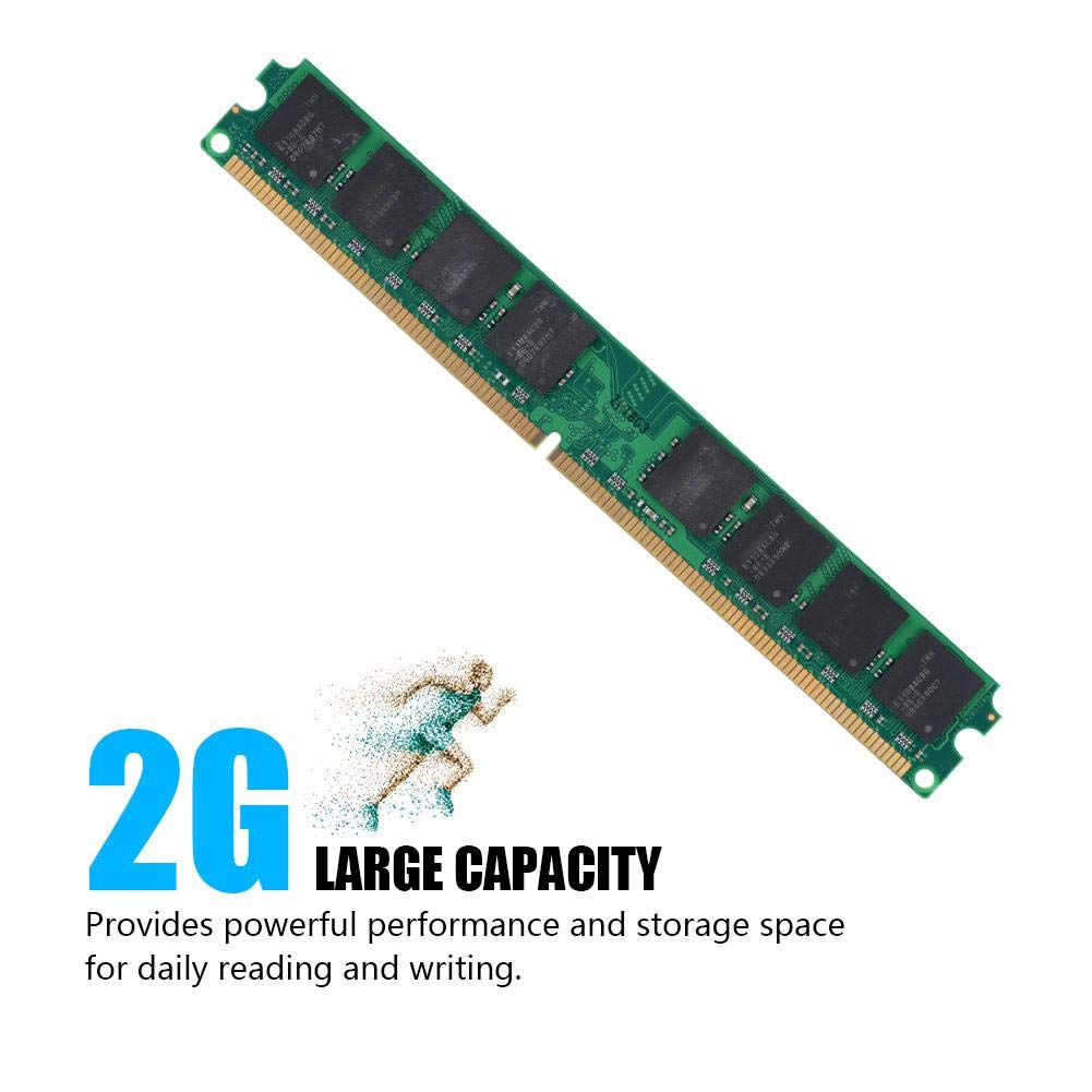 Memoria RAM DDR2 2GB 800MHz PC2-6400 - Módulo 240 Pines Para Actualizar Ordenadores Antiguos