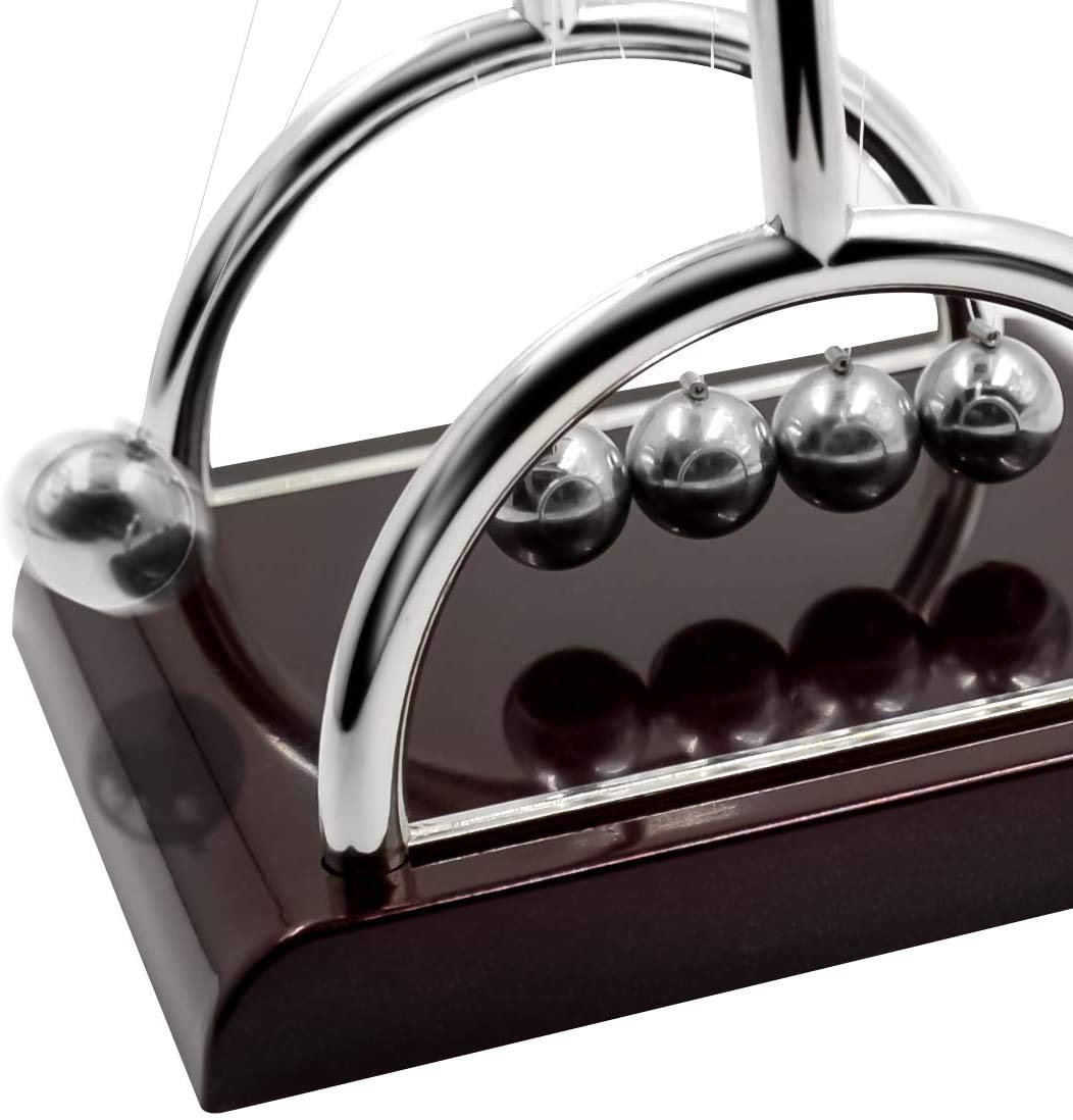 Buy AXMIOUS Newton's Cradle Balance Ball Pendulum Balls Swinging Balls