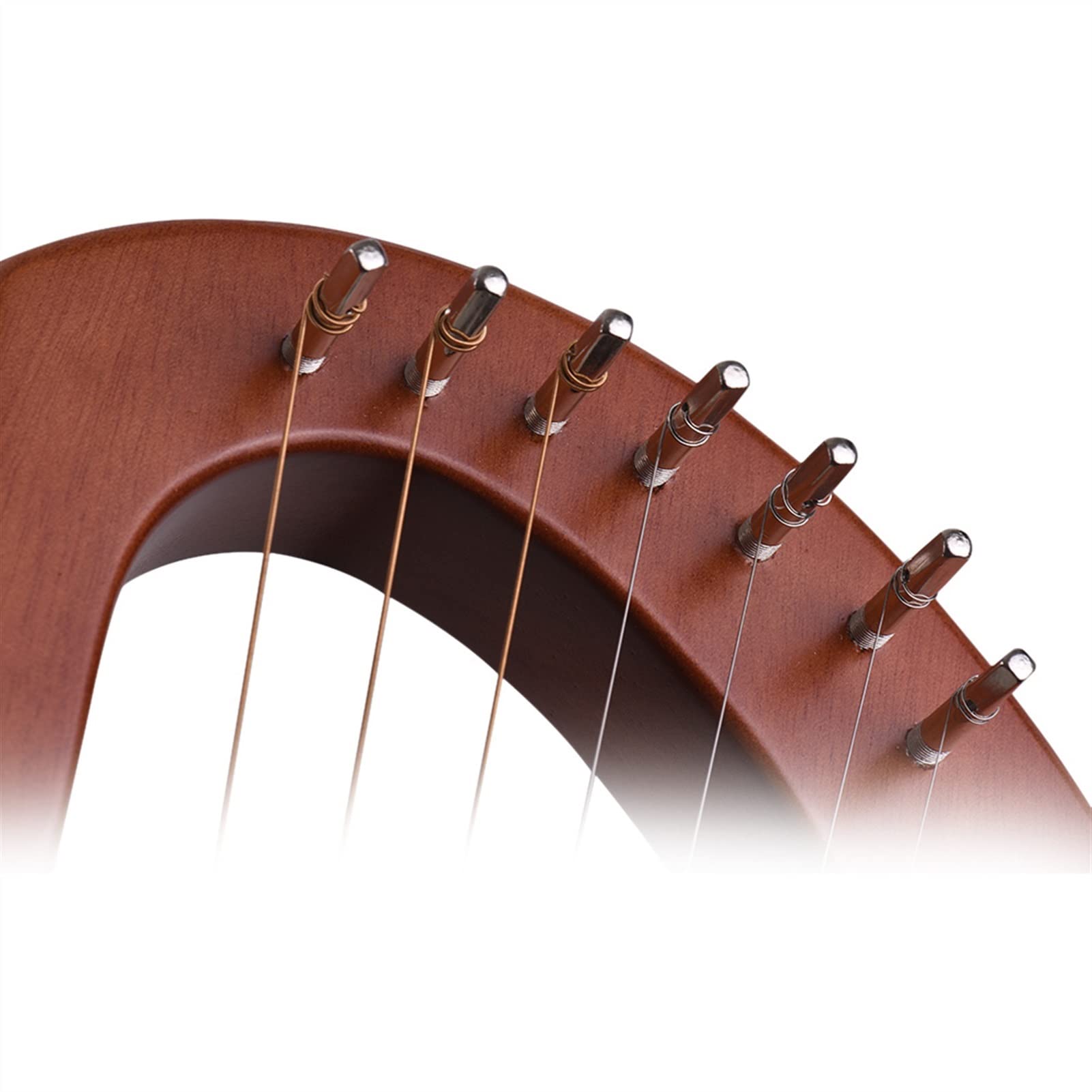 arpa lira 7 Cuerdas Lyre Instrument Harps Kit Wooden Lyre Harp Strings Caoba Con Bolsa De Transporte