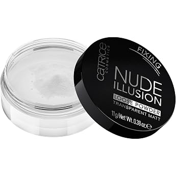 Catrice Nude Illusion Long Lasting Mattifying Matte Loose Powder (11 g) | Blending Effect, Velvety Matte Finish, Long Lasting