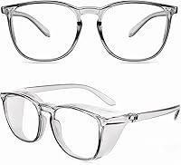 Vista 3 de Gafas de seguridad antiniebla, gafas protectoras con bloqueo de luz azul, antipolvo, protección UV, para hombres y mujeres