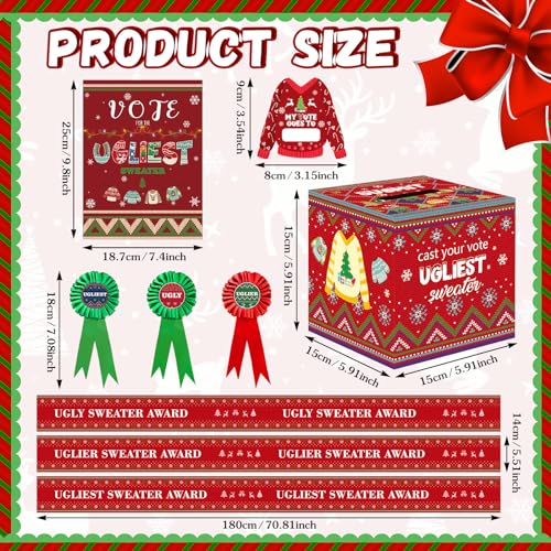 Cartes de vote avec urne de Noël : la solution pour animer votre soirée - 2