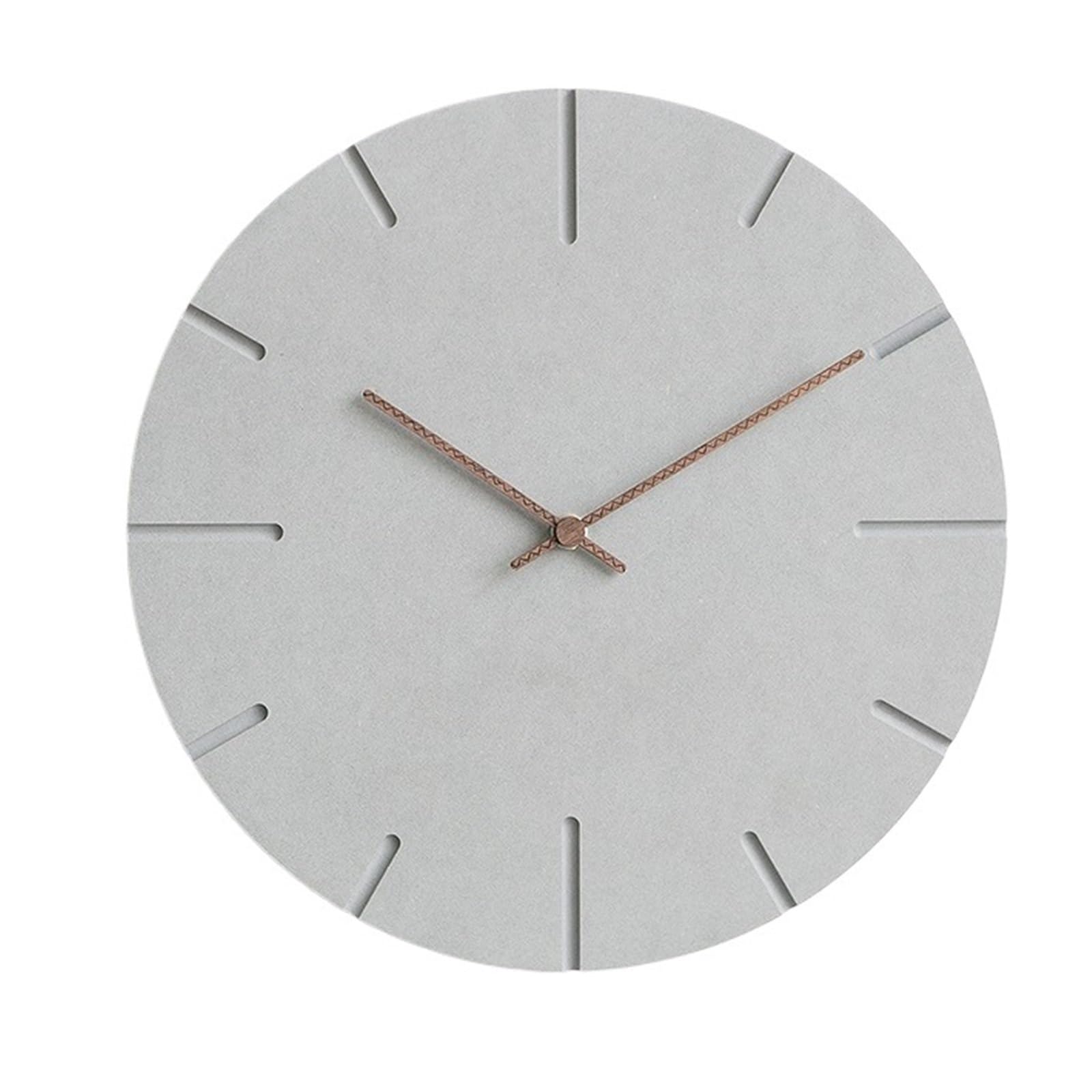 S5b8w3g7 Light Gray Style A Modern Quartz Minimalist Nordic Wall Clock Silent Operation Battery Powered Highly Practical Wall Clock(Light Gray Style A)
