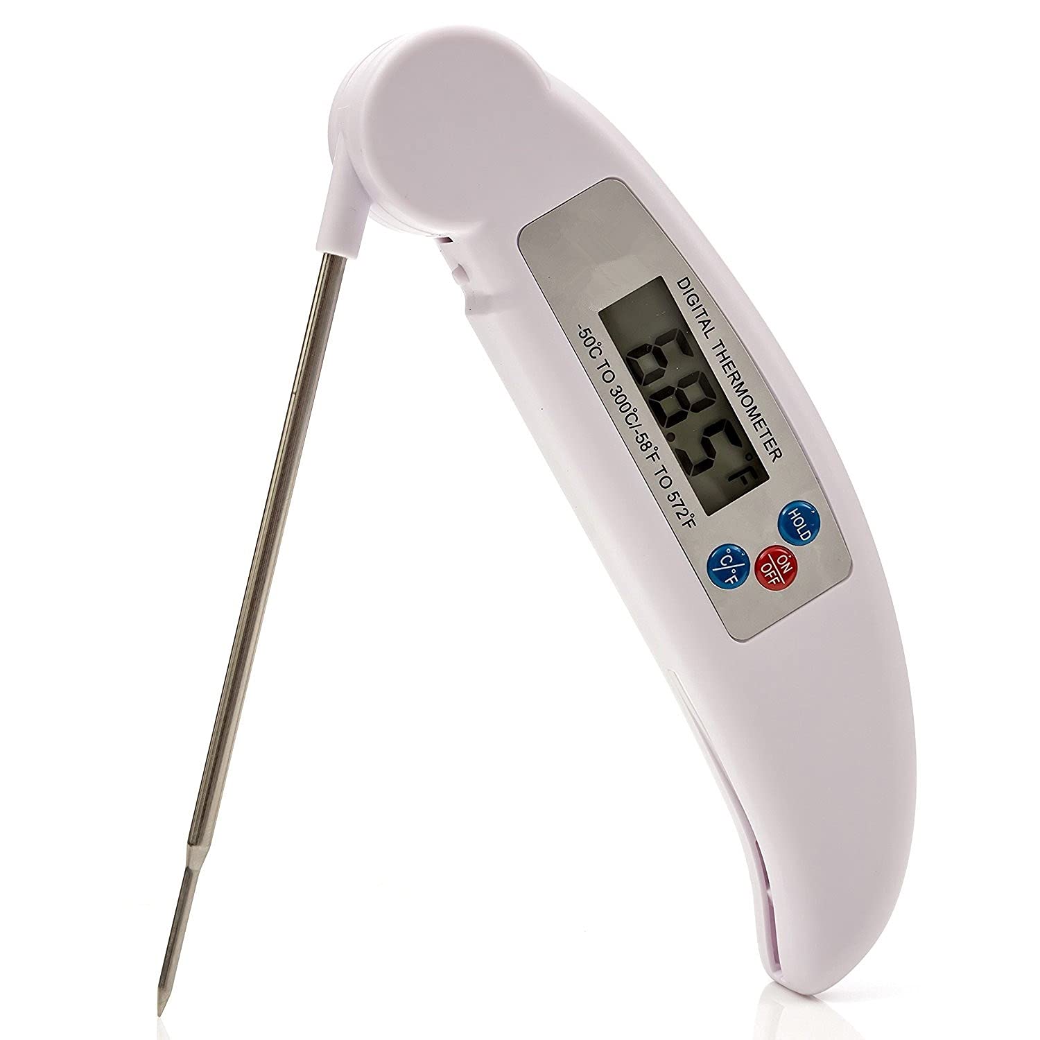 Sonde de cuisson numérique bleue pour ne plus rater vos viandes au grill