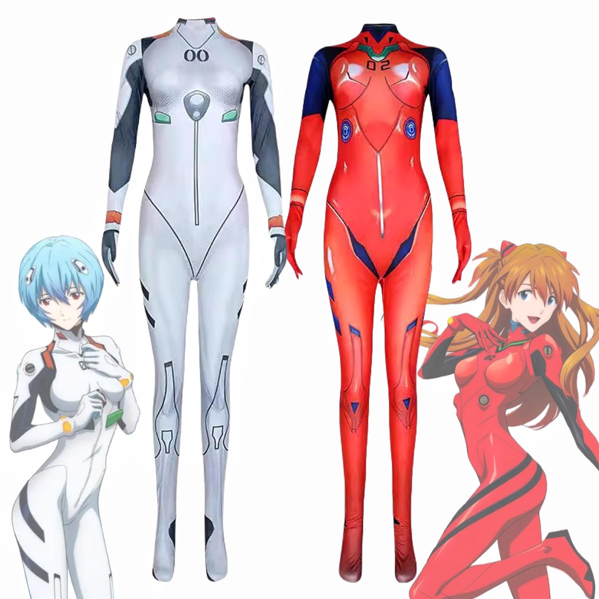 Amazon.co.jp: [パター] 新世紀エヴァンゲリオン コスプレ衣装 戦闘服