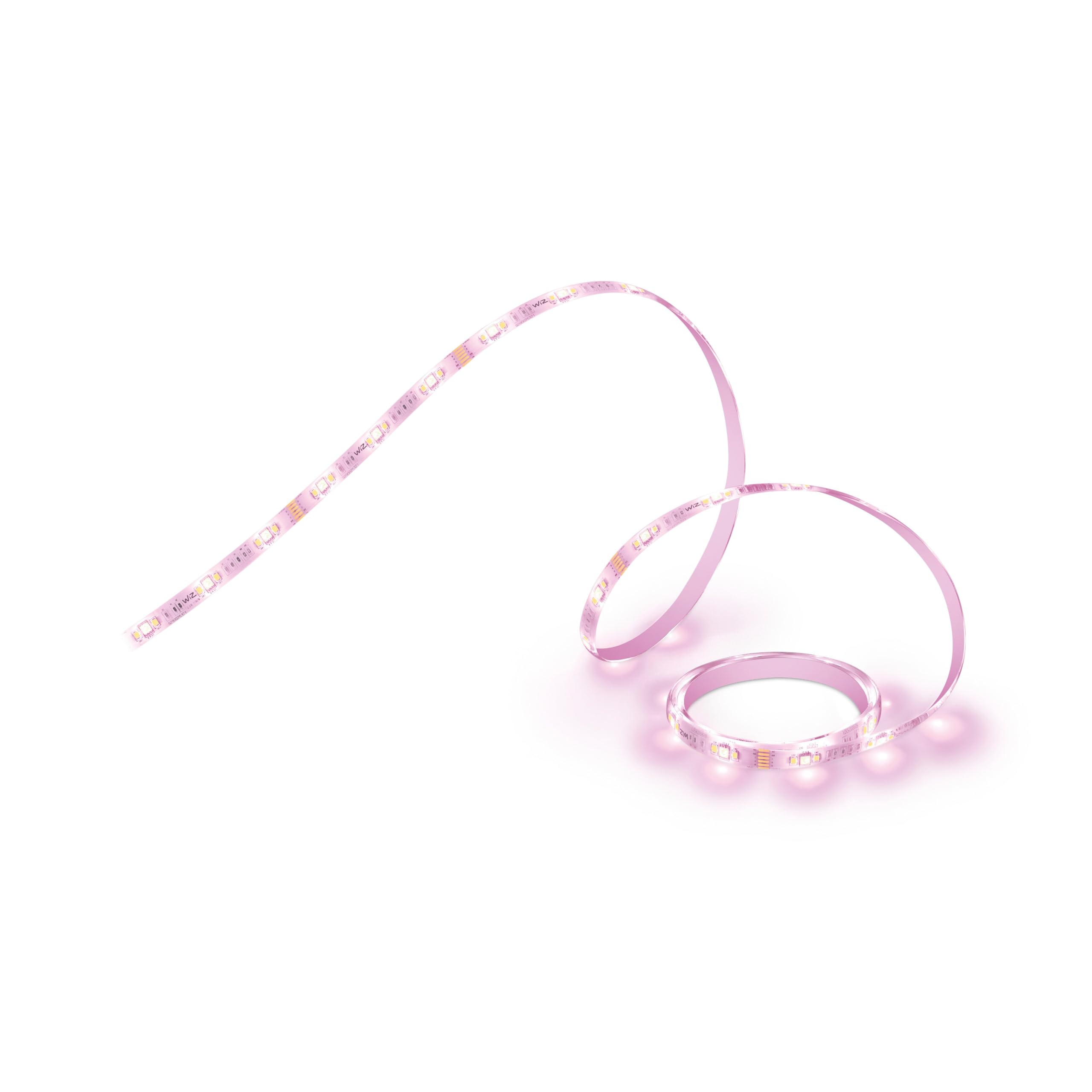 WiZ Ruban LED 6 Mètres Lumière blanche et colorée - Light Strip - Incluye caja de alimentación - LED inteligente - WiFi