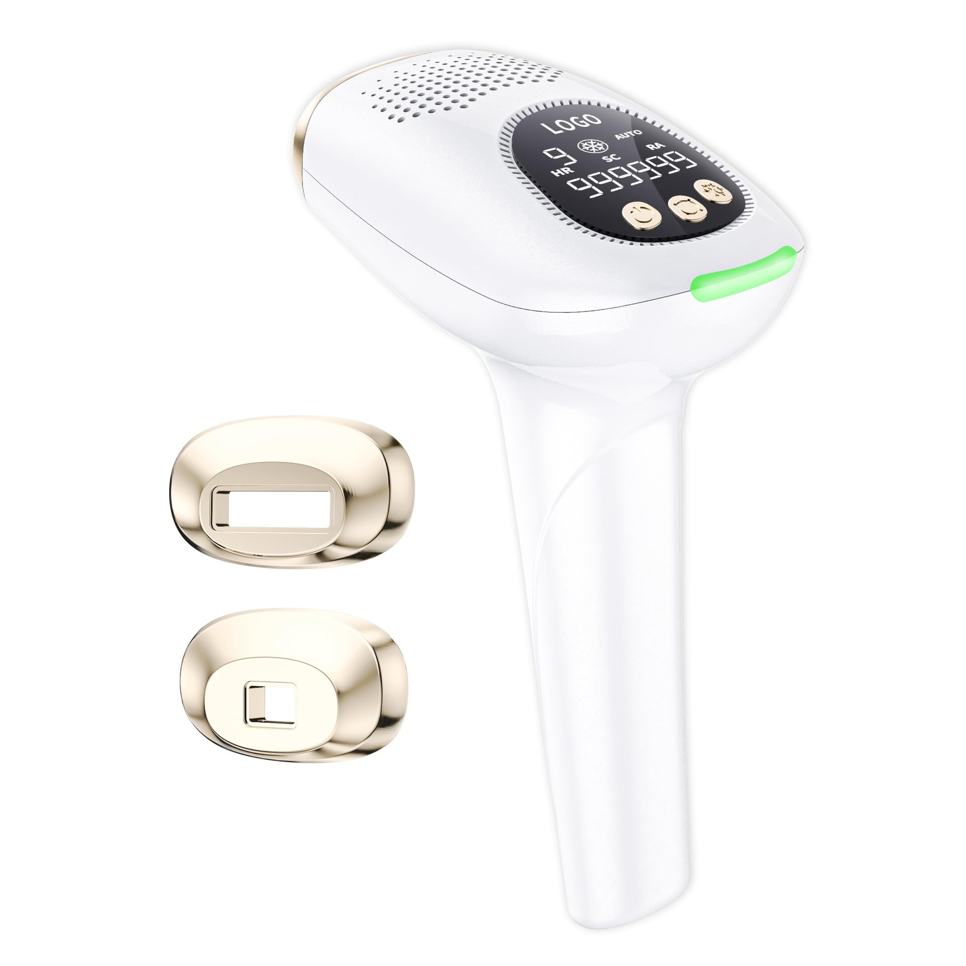 Dispositivo De Depilación, Removedor De Vello Facial Y Corporal 3 En 1 Para Mujer Con 9 Niveles De Energía, Cambio Libre Manual/automático, Luz Indicadora De Flash, Para Mujeres Y Hombres, Facial
