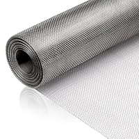 Drahtgitter Feinmaschig, 30 x 250cm Maschenweite 1mm, 304 Edelstahl Metall Gitter,Mäusegitter,Filtersieb Wühlmausgitter Fliegengitter Metallgitter Kaninchendraht für Hochbeet