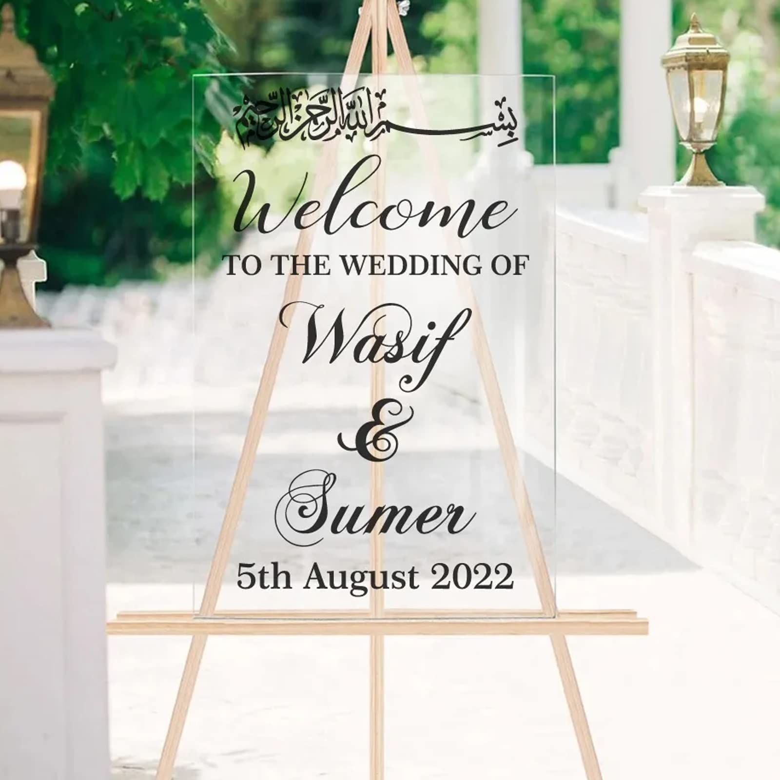 Bienvenido A Nuestro Cartel De Boda Cartel De Bienvenida For Boda, Cartel De Bienvenida Eventos Temáticos De Bosques Rústicos, Bienvenido Personalizado Al Cartel De Boda ( Color : STYLE4 , Size : M )