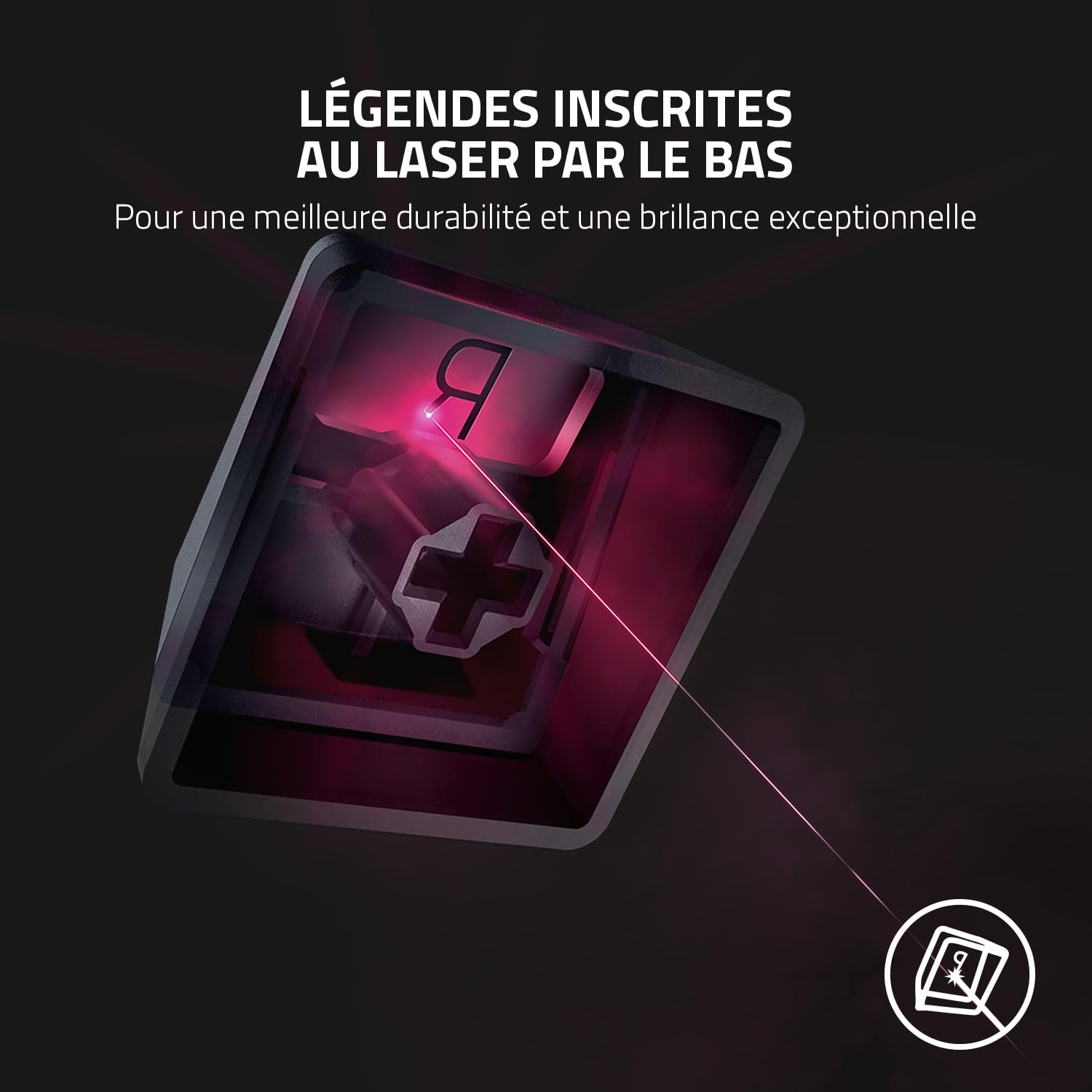 Razer Phantom Pudding Keycap Upgrade Set - Black rétroéclairage RGB Chroma, Cadran numérique Multifonction, Repose-Poignets Ergonomique