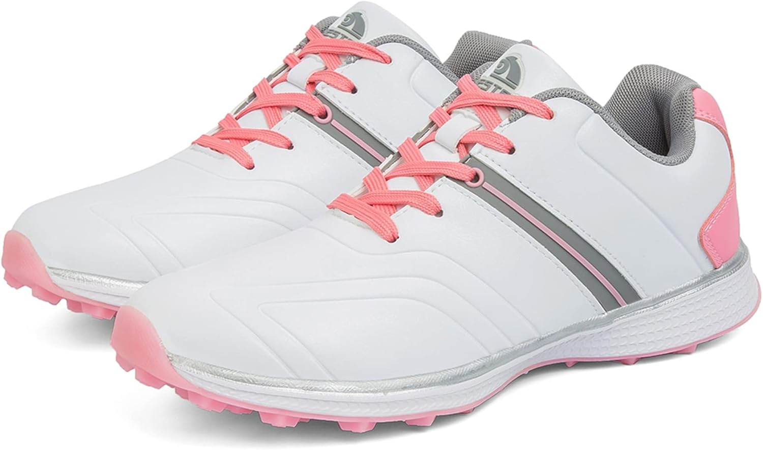 Women Waterproof Golf Shoes Non Slip Golf Training Sneakers Female Golf Footwears Lace Up Athletic Sports Shoes