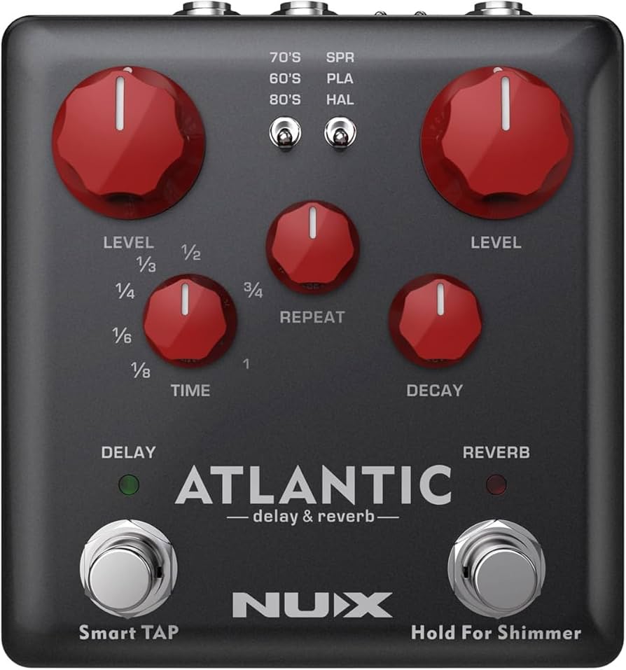 NUX Atlantic Delay ＆ Reverb NUX Atlantic Delay & Reverb Effects Pedal | Guitar Center