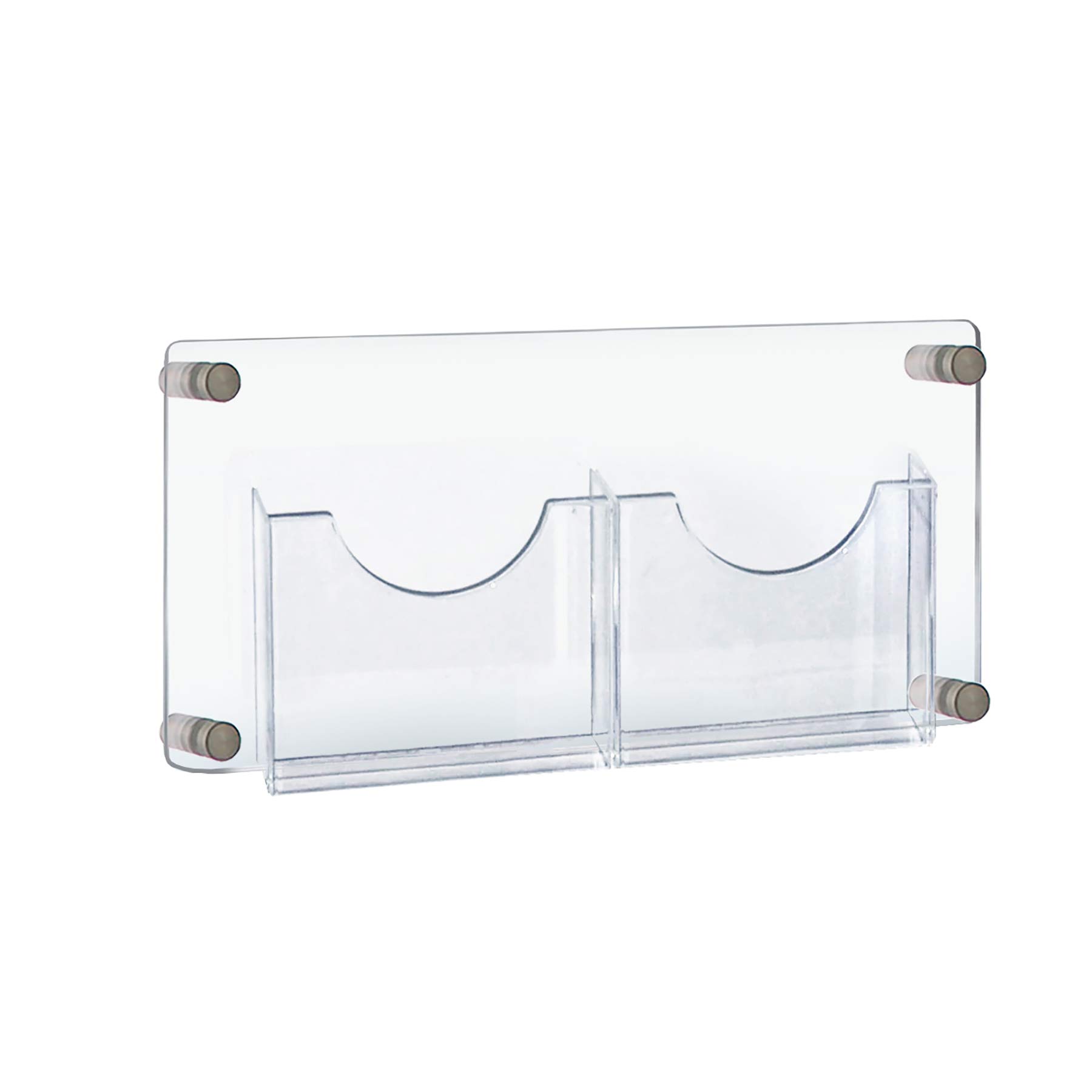 Azar Displays 105586 – Due tasche lettera brochure Holder, confezione da 1