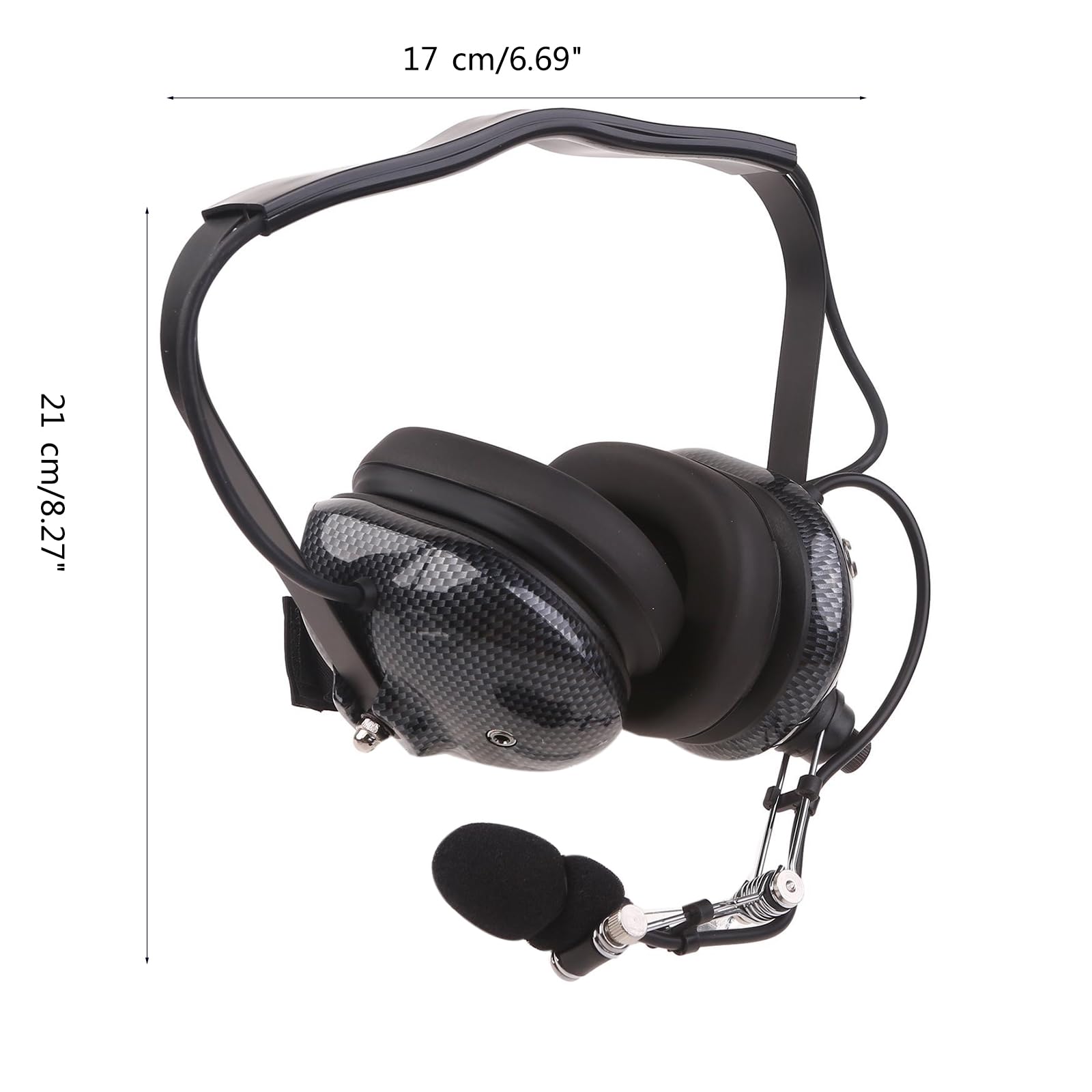 Way Radio - Auriculares con cancelación dinámica de ruido, cable en espiral de 2 pines a 5 pines, control de volumen, radios de dos vías, radios digitales para exteriores para niños