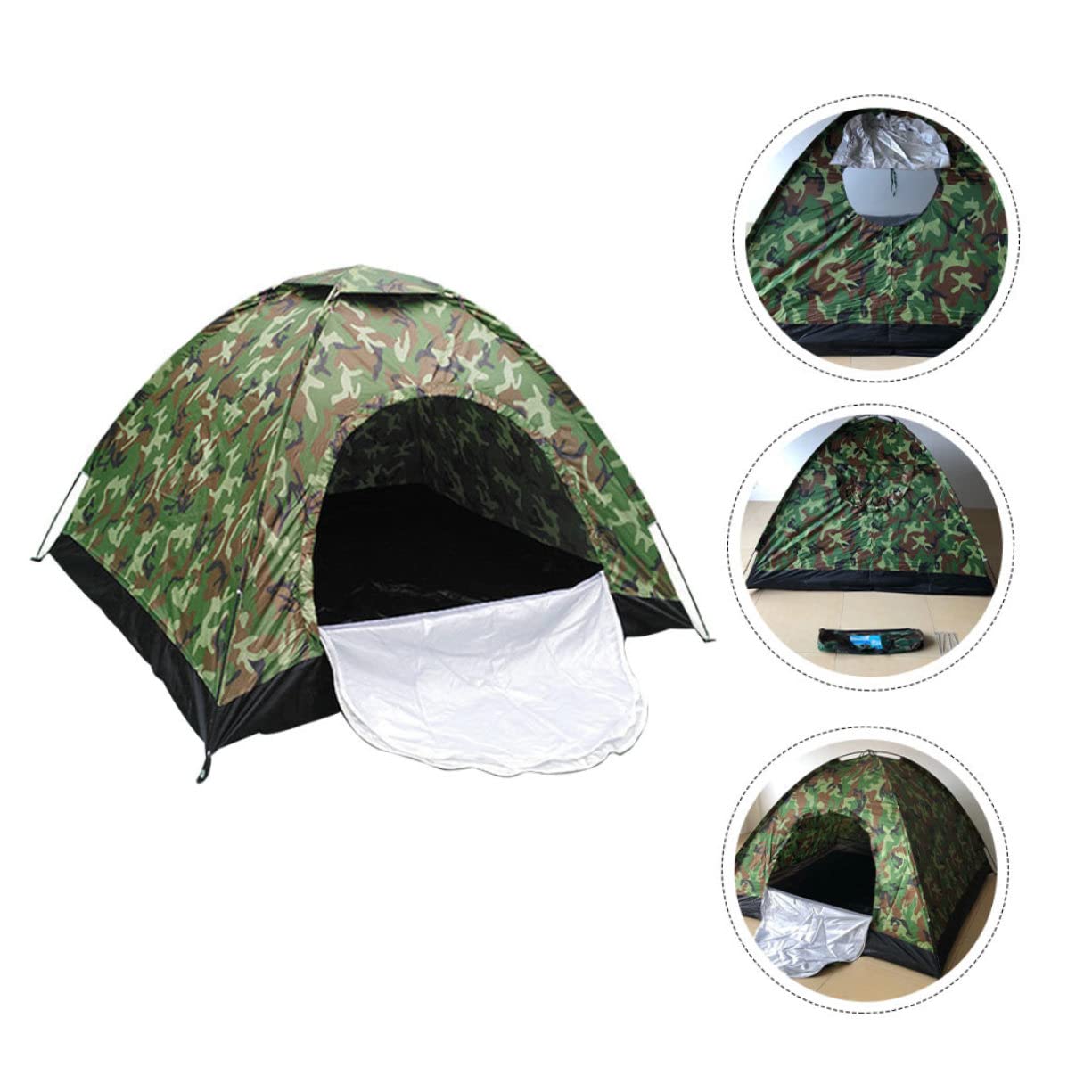 VICASKY Wasserdichtes Outdoor-notzelt Tarnmuster-campingzelt Robuste Konstruktion Praktisch für Camping und Reise