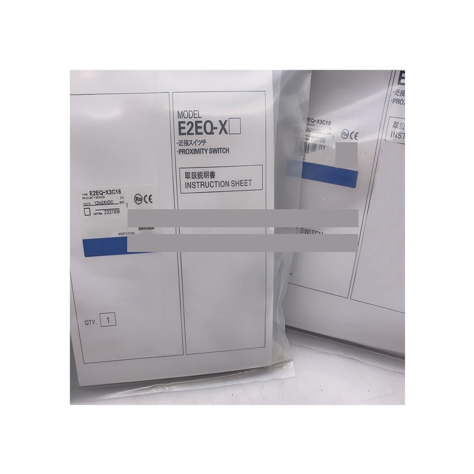 Interrupteur E2EQ-X3D18-M1TGJ pour l'automatisation des lignes d'assemblage