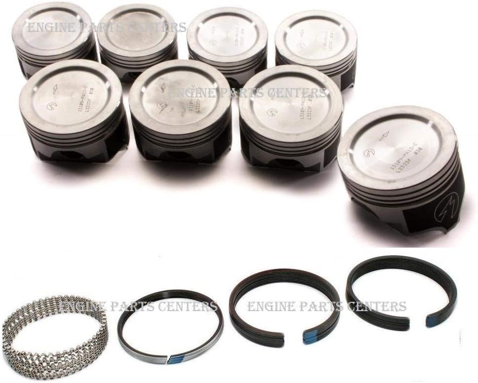 Speed Pro TRW Coated 4Barrel Pistons+Moly Rings