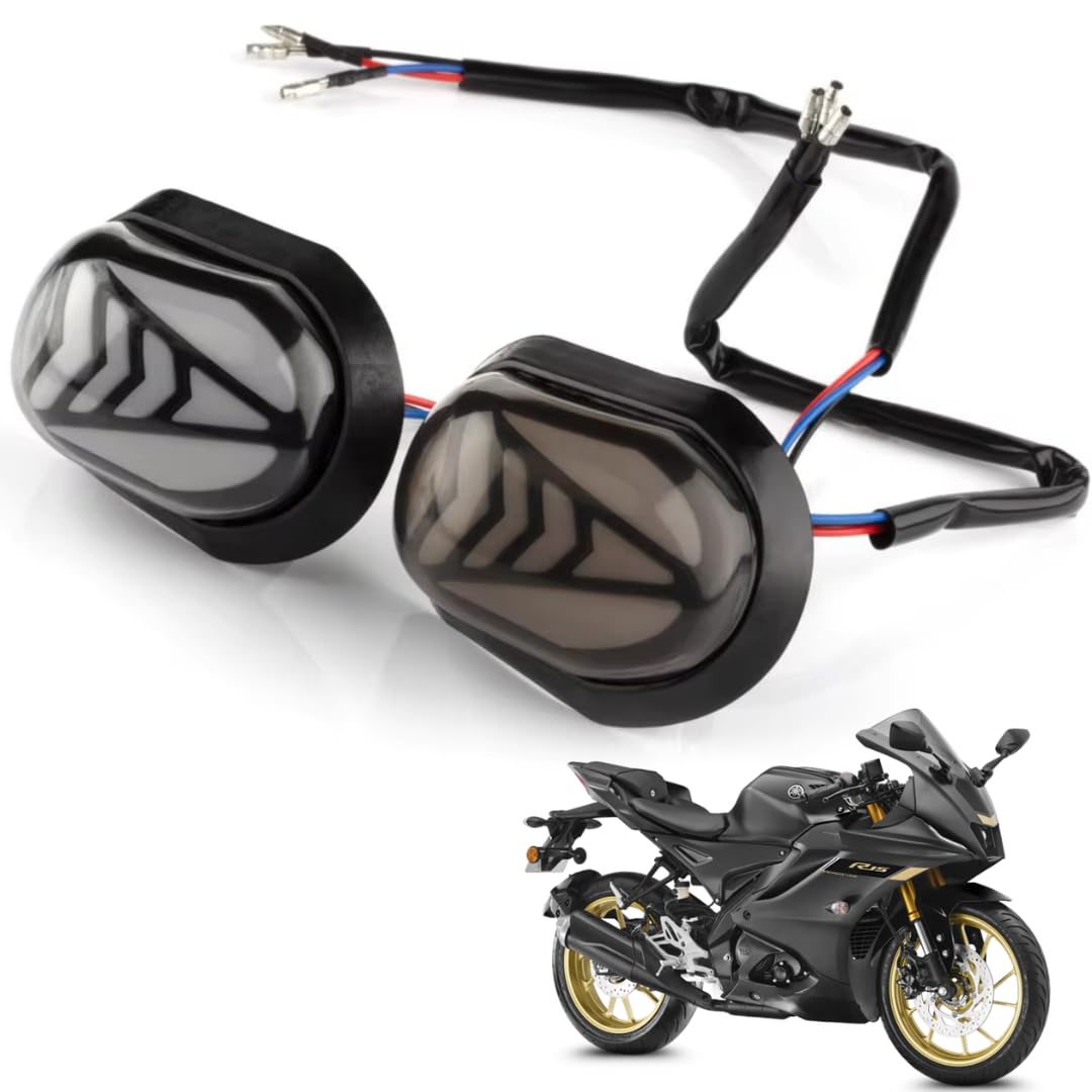 AUTOPOWERZ 2Pcs Yellow-White Motorcycle Turn Signal Light Blinker Flush Mount Indicator Pack of 2 – Bright, Durable, Waterproof Universal Fit for Honda, Yamaha, Kawasaki-picture-35