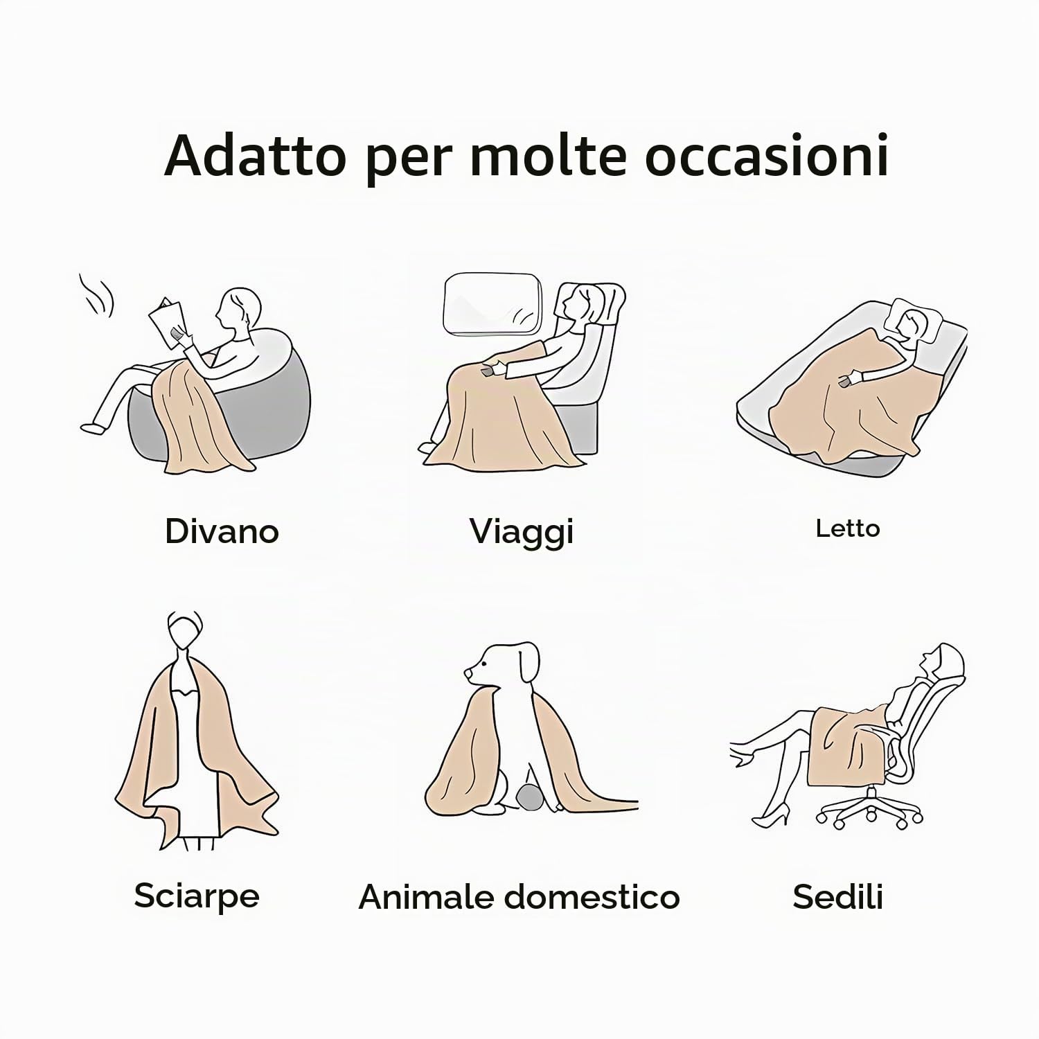 Luowei Coperta estiva in raso 200 x 200 cm bianco Raffreddamento liscio seta coperta confortevole traspirante può mantenere il corpo fresco per sudorazioni notturne e viaggi all'aperto