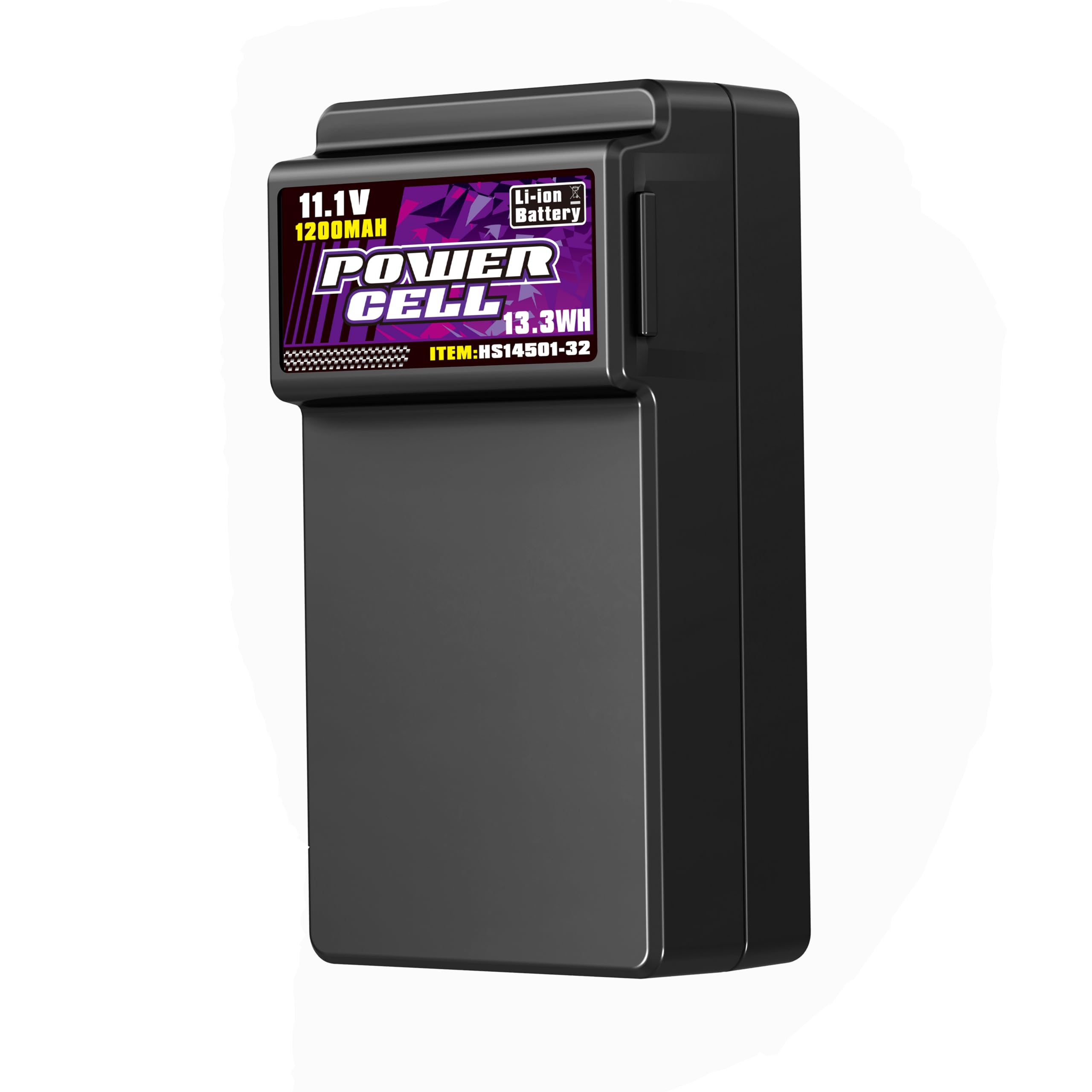 Womaqu 3S 1200mAh RC Car Upgrade Accessory, 3S 11.1V 1200mAh Lithium-ion Battery, Spare Part RC Battery for 1/14 Scale For 14431 14412 14411 Can Increase the Speed to 68 km/h (42 MPH)