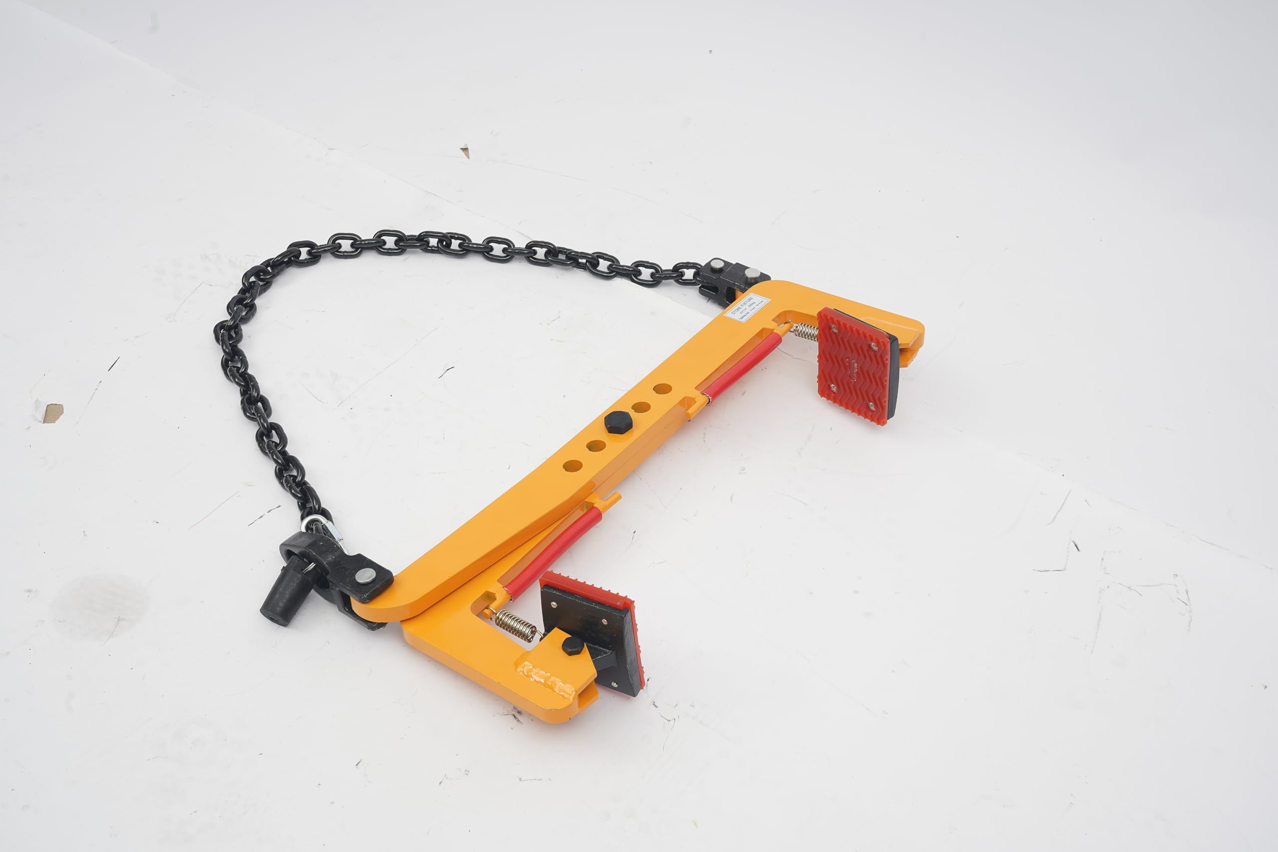 Versetzzange Bordsteinzange 350kg,Öffnung 30-51cm | Hebezange Steinheber mit Gummi-Chuck Sicherer Hebeklemme Stahl BordsteinträGer FüR Holz Steine Stufenzange Treppenzange
