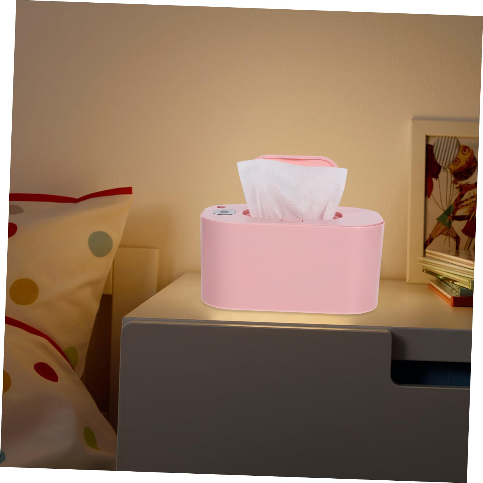 Mobestech Calentador Toallitas Húmedas Niño Caja de Termostato para Toallitas Húmedas, Material ABS y Control de Calor Botón para Uso Doméstico