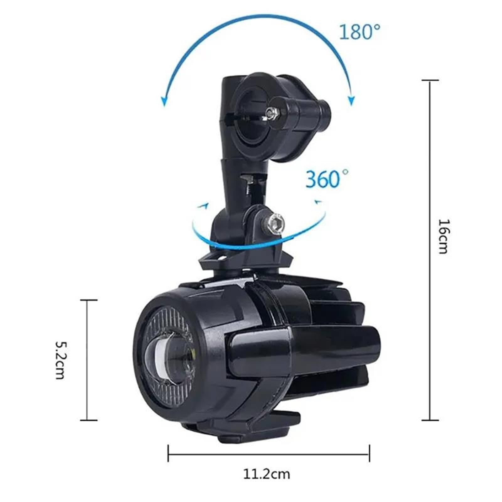 Reflektor motocyklowe Dla Uniwersalnego Motocykla Reflektor Led Lampa 4000 Lm Światło Przeciwmgielne 12 V Reflektory Montaż Światła Przeciwmgielnego 40 W Motocyklowy(X)