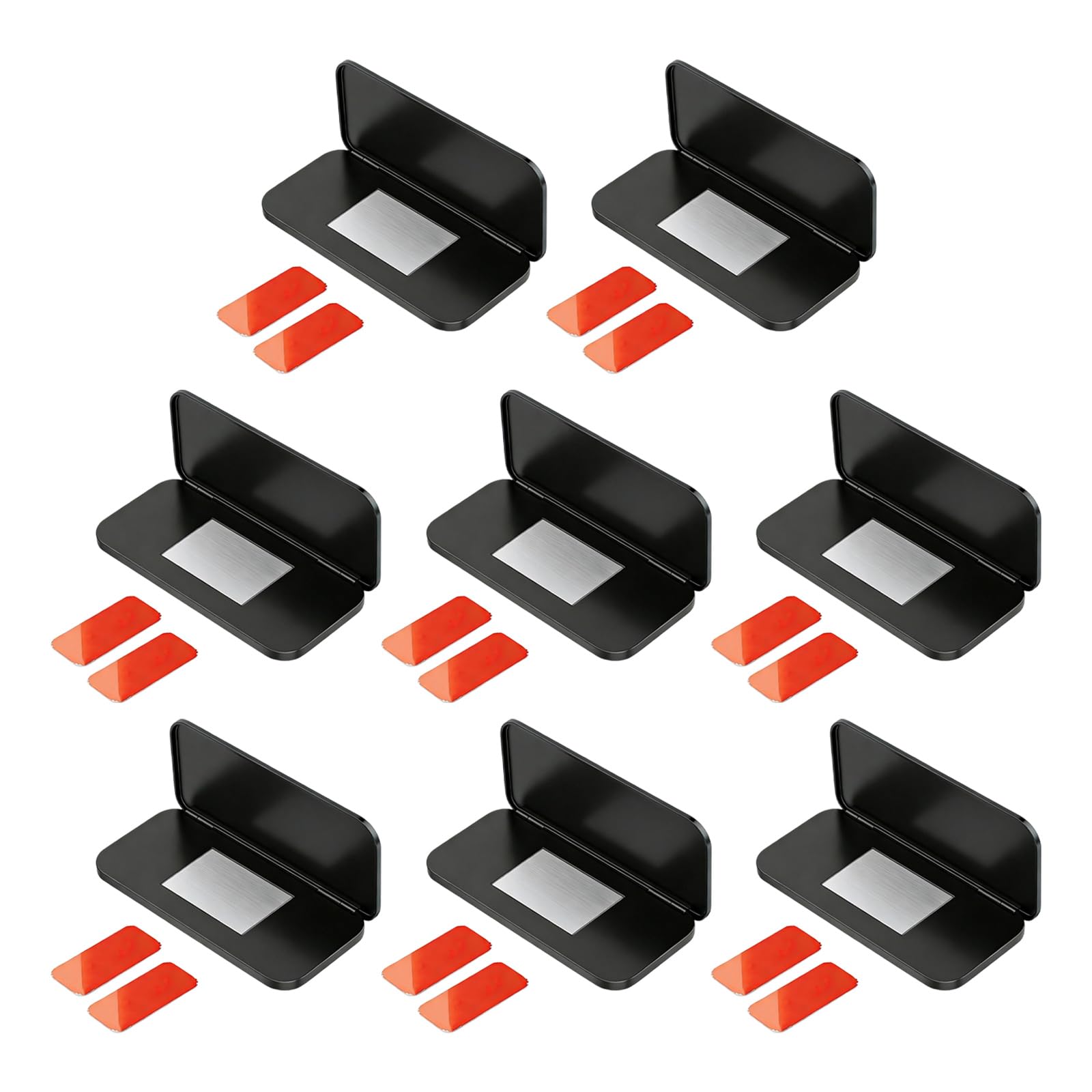 Duty Stainless Steel Cabinet Door Catches Adhesive Drawer Magnets Door Holder for Cabinets Bathroom Kitchen Cabinet Stoppers