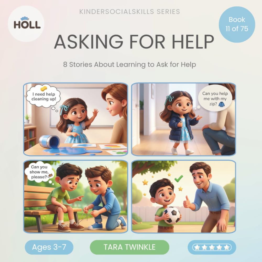 Asking for Help | A Social Story for Kids | KinderSocialSkills: Teaching Self-Advocacy & Polite Help-Seeking to Ages 3–7 Through Story
