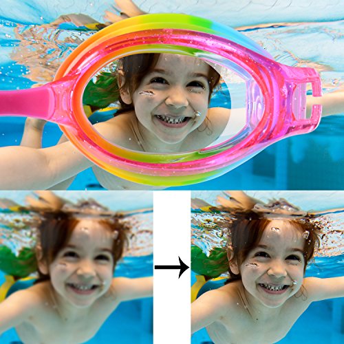 Kids Swim Goggles Waterproof Swimming Goggles Kids Goggles Glasses Anti Fog No Leak Soft Silicone Gasket For Girls Child #TOP5