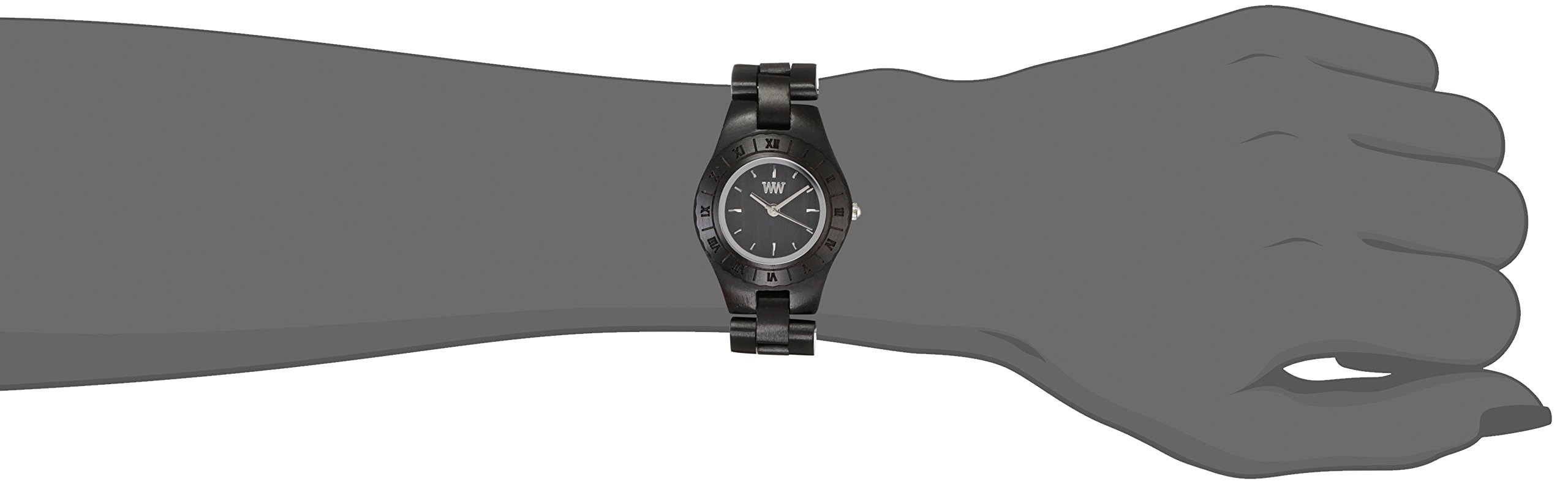WeWood Moon-Black Orologio, Nero, Bracciale