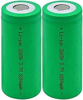3 7 V 8200Mah 32650 Lithium Battery High Discharge High Current Rechargeable Battery for Flashlight Emergency Power 2PCS