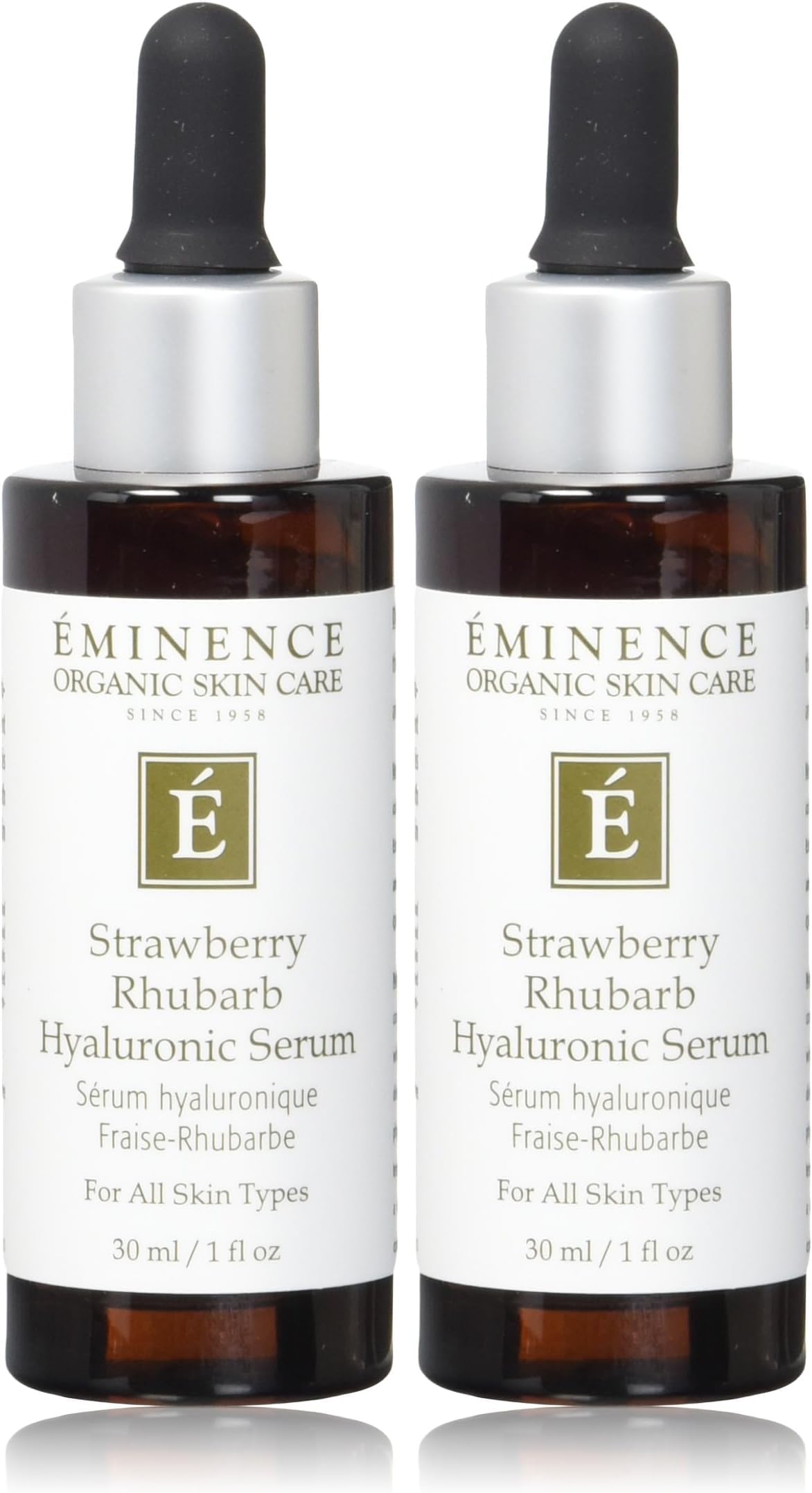 Strawberry Rhubarb Hyaluronic Serum, 1 Ounce (Pack of 2)