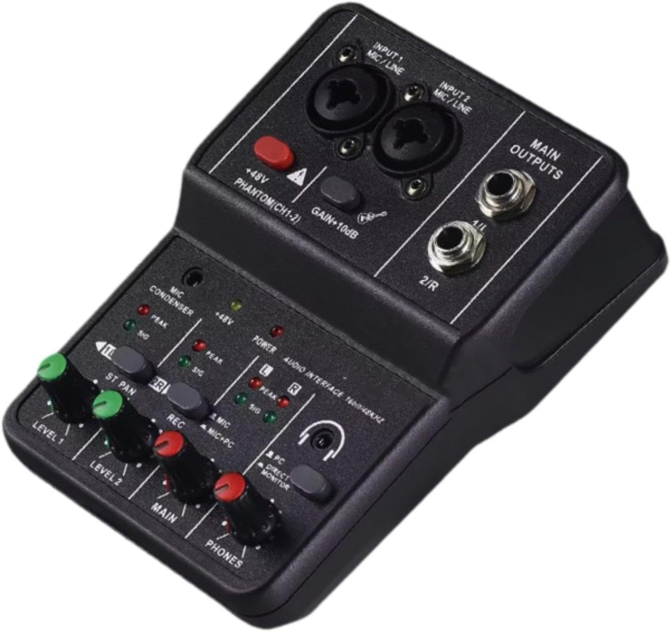 USB Audio Interface for PC Computer Recording Audio Interface for Podcasting| Audio/MIDI Interfaces|Musical Instruments & Gear