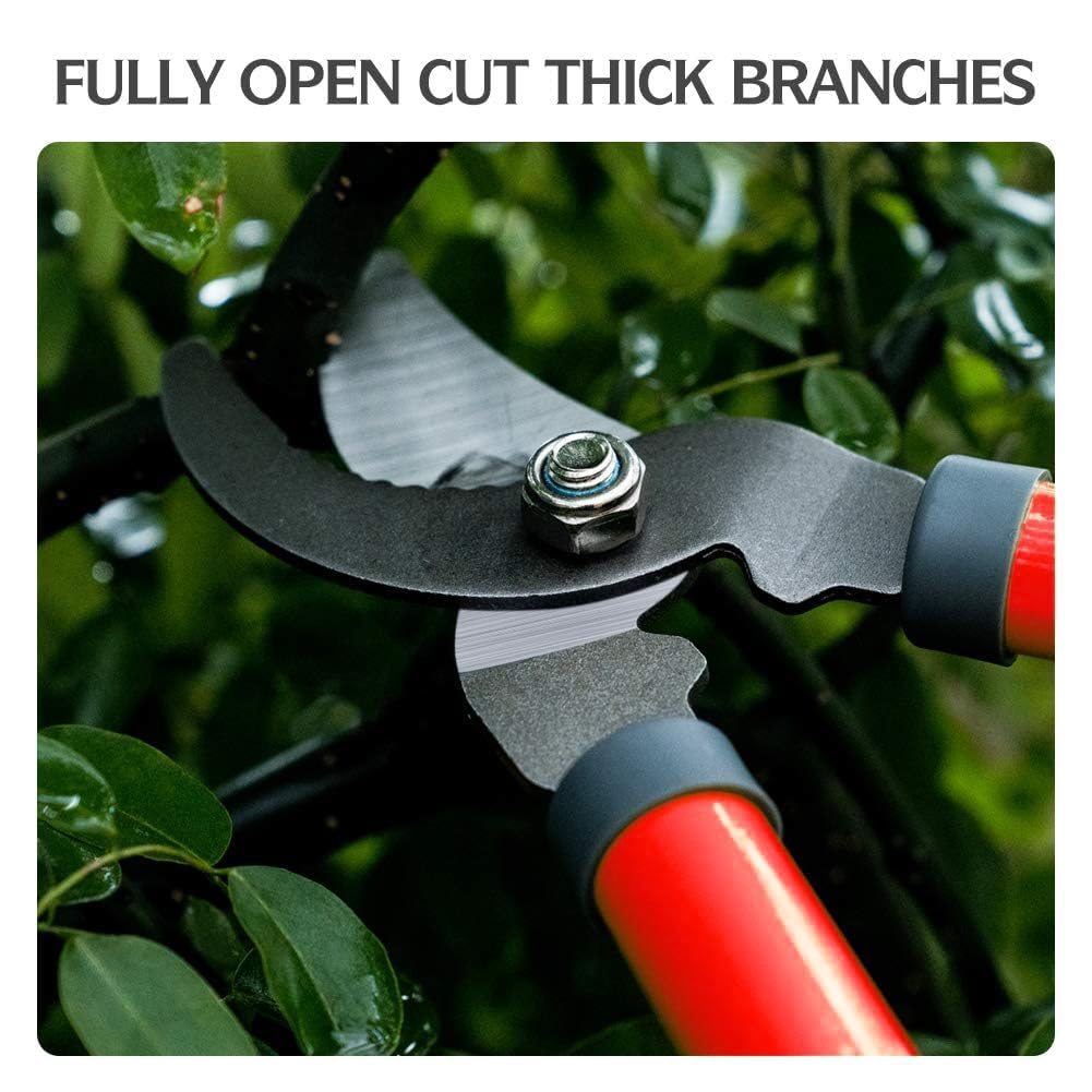 STHITI Professional Ratchet Anvil Lopper with Compound Action, Sturdy Telescopic Handles with Extra Leverage Garden Pruning Tree Hedge Branch Cutter Garden Lopper - Pruning Tool (SMALL) - Image 9 thumbnail
