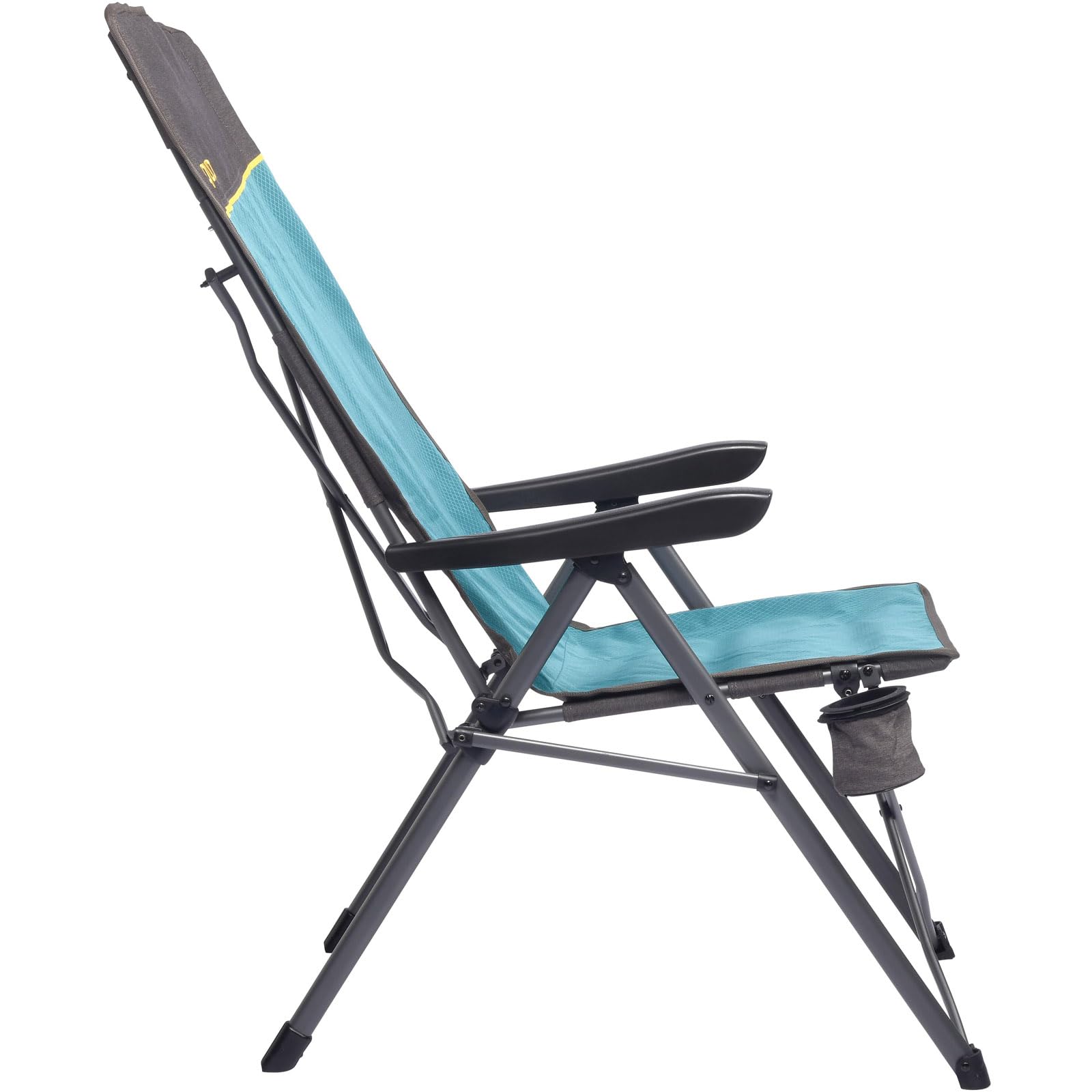 Uquip Chaise de Camping Justy XL Petrol I Chaise Pliante jusqu'à 120 kg I Structure en Acier et Polyester I Idéale pour Le Camping, la Plage, la pêche, Le Jardin et Les Festivals