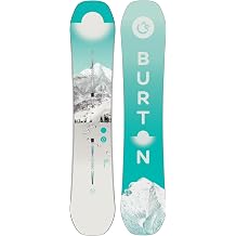 Burton Women's Feelgood Flying V Snowboard, First Tracks, 146 cm